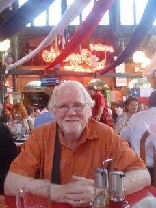 Jonathan after eating baby eels.