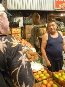 Don't tap that cigarette on my mango!